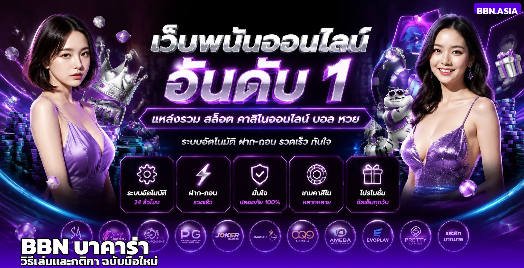 วิธีเล่นบาคาร่า BBN มือใหม่ กติกาและสูตรเดินเงินฉบับใช้จริง